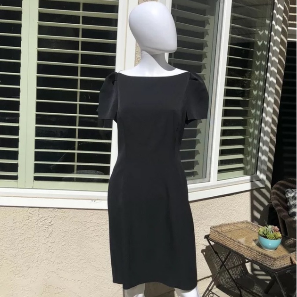 Robert Rodriguez Black Lace Back Dress SizeP